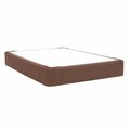 Howard Elliott Full Boxspring Textured solid sterling Chocolate Cover Only 241-202